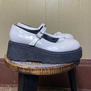 Buckle Platform Mary Janes
